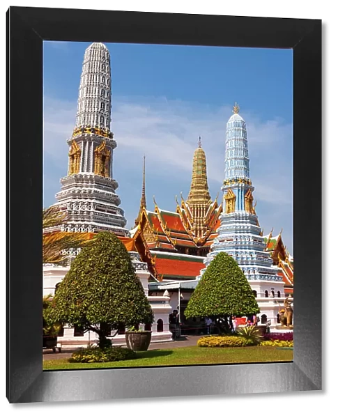 Thailand, Bangkok. Wat Phra Kaew (Temple of The Emerald Buddha)
