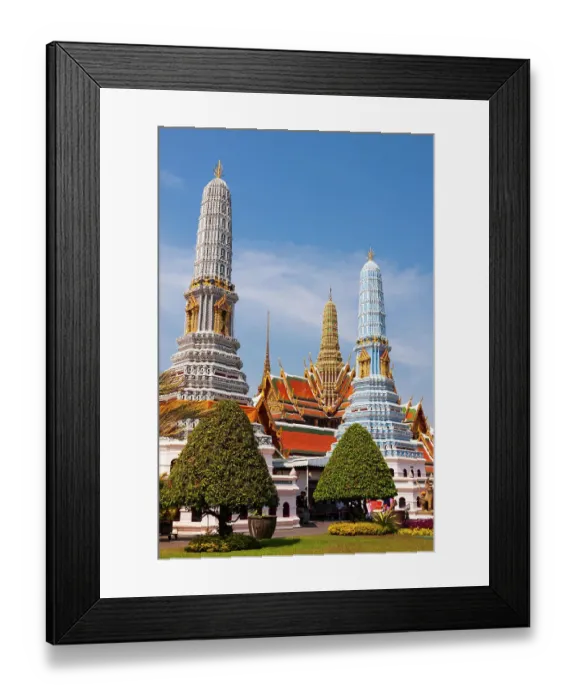 Framed Print : Thailand, Bangkok. Wat Phra Kaew (Temple of The Emerald Buddha) Framed Print : Thailand, Bangkok. Wat Phra Kaew (Temple of The Emerald Buddha)