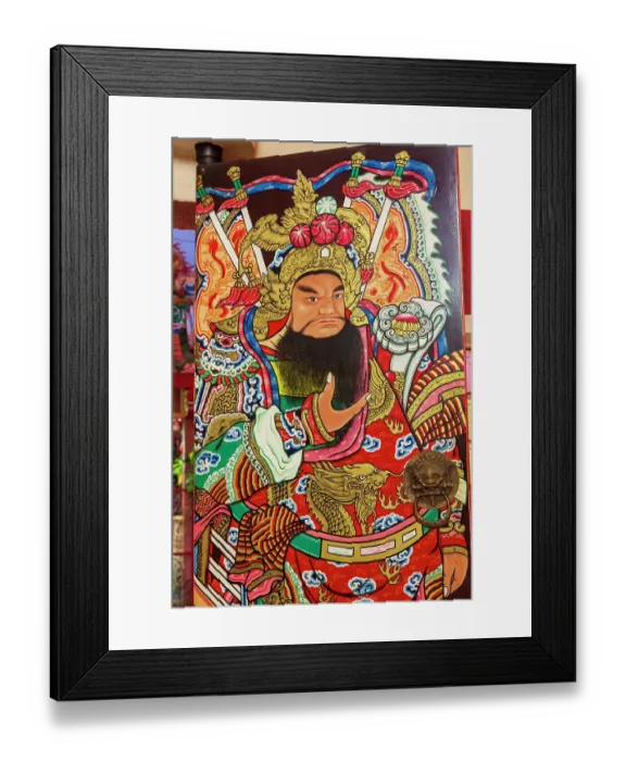 Framed Print : Pung Tao Gong Ancestral Temple, Chiang Mai, Thailand
