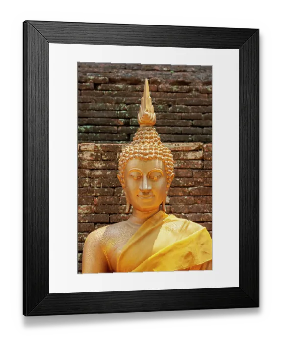 Framed Print : Chiang Mai, Thailand. Wat Lok Moli. Buddha statue Framed Print : Chiang Mai, Thailand. Wat Lok Moli. Buddha statue