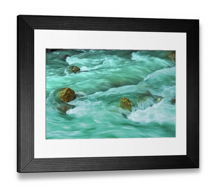 Framed Print : Canada, British Columbia, Mount Robson Provincial Park. Robson River cascade Framed Print : Canada, British Columbia, Mount Robson Provincial Park. Robson River cascade