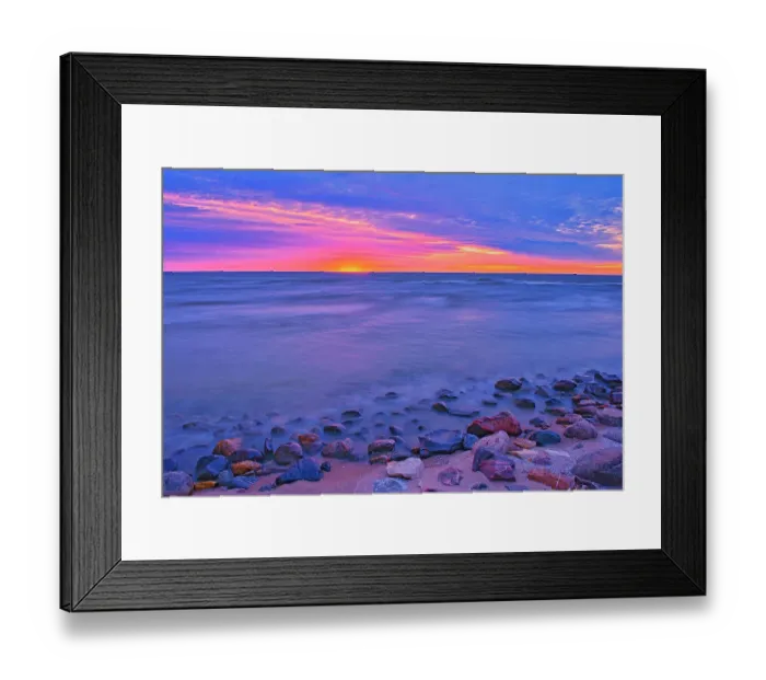 Framed Print : Canada, Manitoba, Winnipeg. Sunrise on Lake Winnipeg Framed Print : Canada, Manitoba, Winnipeg. Sunrise on Lake Winnipeg