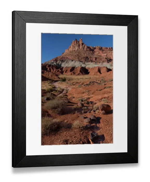 Framed Print : USA, Utah. The Castle, Capitol Reef National Park Framed Print : USA, Utah. The Castle, Capitol Reef National Park