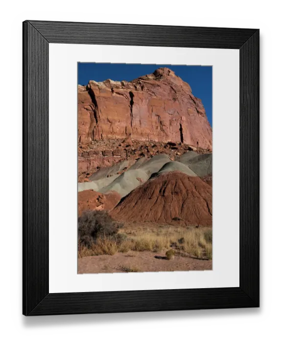 Framed Print : USA, Utah. Sandstone geological features Capitol Reef National Park Framed Print : USA, Utah. Sandstone geological features Capitol Reef National Park