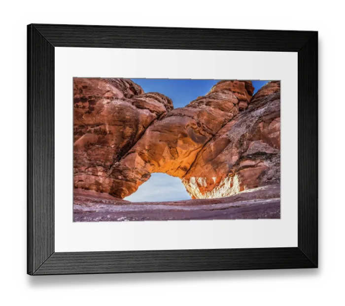 Framed Print : Twisted Doughnut Arch, Arches National Park, Moab, Utah, USA Framed Print : Twisted Doughnut Arch, Arches National Park, Moab, Utah, USA