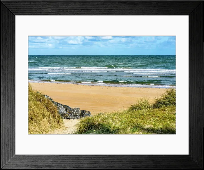 Framed Print : Omaha Beach, Normandy, France Framed Print : Omaha Beach, Normandy, France