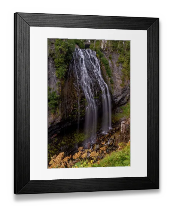 Framed Print : Narada Falls in Mount Rainier National Park, Washington State, USA Framed Print : Narada Falls in Mount Rainier National Park, Washington State, USA