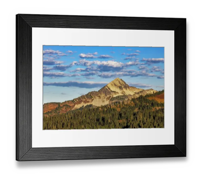 Framed Print : Pyramid Peak in Mount Rainier National Park, Washington State, USA Framed Print : Pyramid Peak in Mount Rainier National Park, Washington State, USA