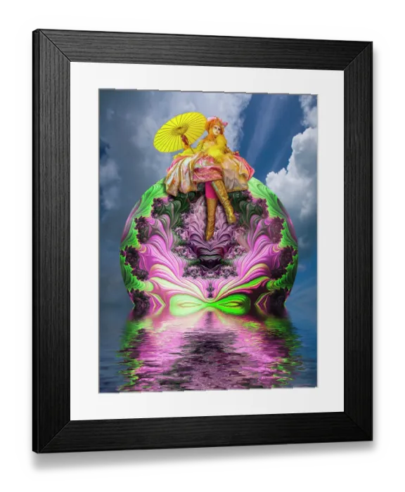Framed Print : Fantasy abstract of Venice Carnival woman Framed Print : Fantasy abstract of Venice Carnival woman