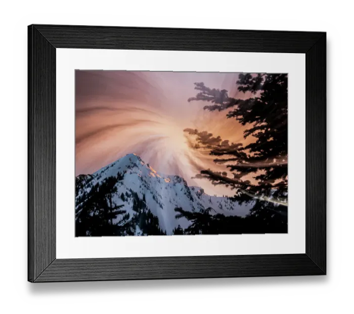 Framed Print : Usa, Washington State. Crystal Mountain Ski Resort at sunset Framed Print : Usa, Washington State. Crystal Mountain Ski Resort at sunset