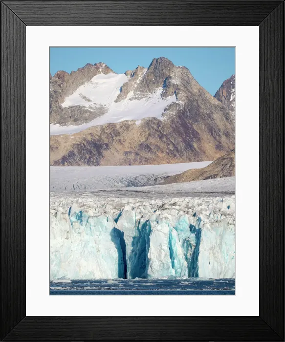 Framed Print : Knud Rasmussen Glacier (also called Apuseeq Glacier) in Sermiligaaq Fjord, Ammassalik, Danish Territory Framed Print : Knud Rasmussen Glacier (also called Apuseeq Glacier) in Sermiligaaq Fjord, Ammassalik, Danish Territory