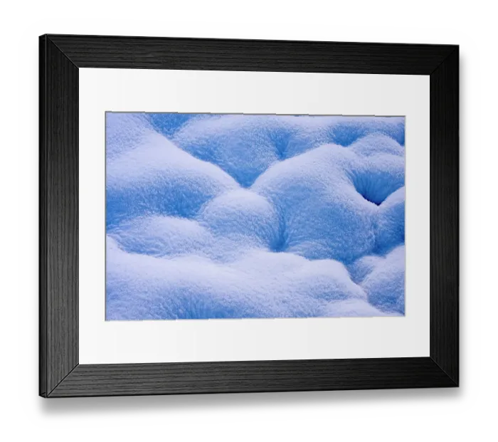 Framed Print : Snow detail, Yellowstone National Park Framed Print : Snow detail, Yellowstone National Park
