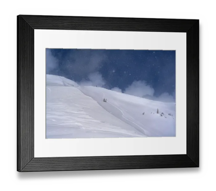 Framed Print : USA, Wyoming. Man getting ready for descent of Mount Taylor, highest peak in Southern Teton Mountains Framed Print : USA, Wyoming. Man getting ready for descent of Mount Taylor, highest peak in Southern Teton Mountains