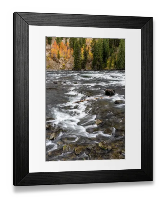 Framed Print : USA, Wyoming. LeHardys Rapids, Yellowstone National Park