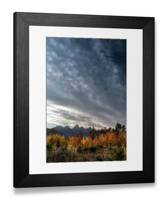 Framed Print : USA, Wyoming. Autumn evening near Black Tail Butte, Grand Teton National Park Framed Print : USA, Wyoming. Autumn evening near Black Tail Butte, Grand Teton National Park
