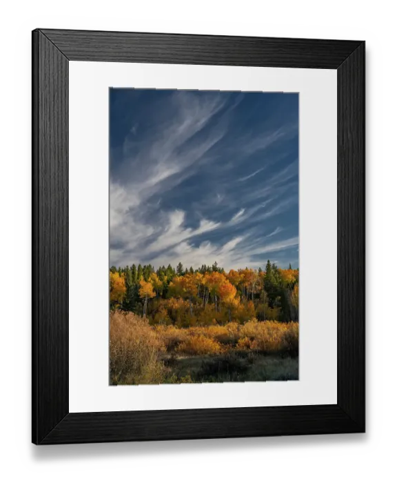 Framed Print : USA, Wyoming. Autumn afternoon clouds, Grand Teton National Park Framed Print : USA, Wyoming. Autumn afternoon clouds, Grand Teton National Park