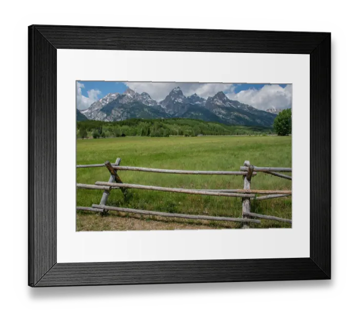 Framed Print : Grand Tetons, Grand Teton National Park, Wyoming, USA