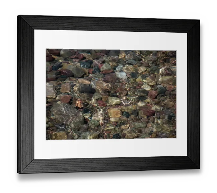 Framed Print : Rocks under water, Lakeshore Trail, Colter Bay, Grand Tetons National Park, Wyoming, USA Framed Print : Rocks under water, Lakeshore Trail, Colter Bay, Grand Tetons National Park, Wyoming, USA