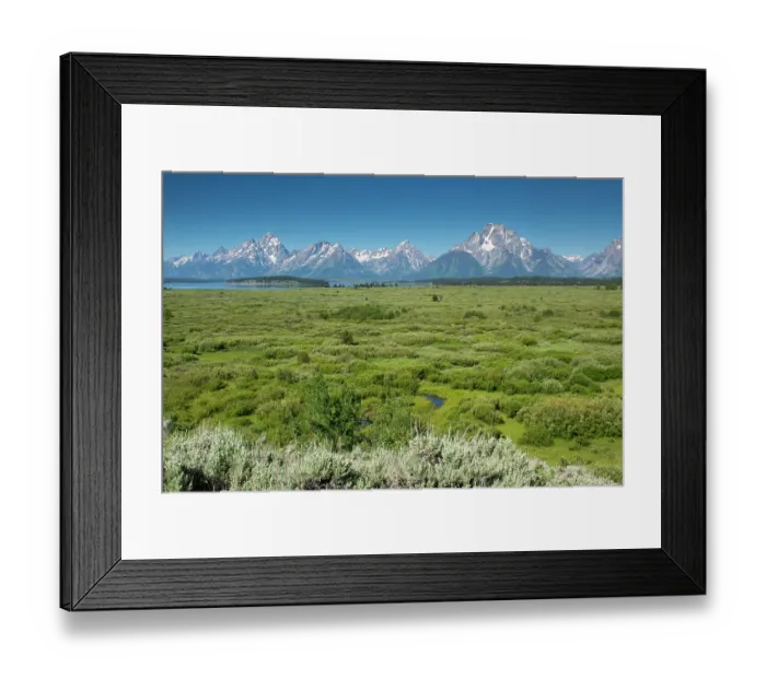 Framed Print : Lunch Tree Hill, Grand Teton National Park, Wyoming, Usa