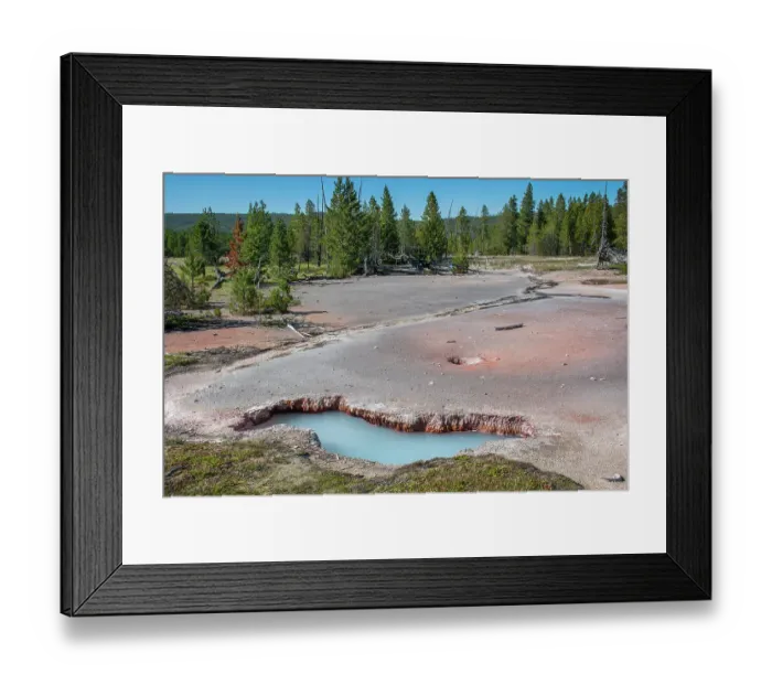 Framed Print : Artists Paintpots, Yellowstone National Park, Wyoming, USA Framed Print : Artists Paintpots, Yellowstone National Park, Wyoming, USA