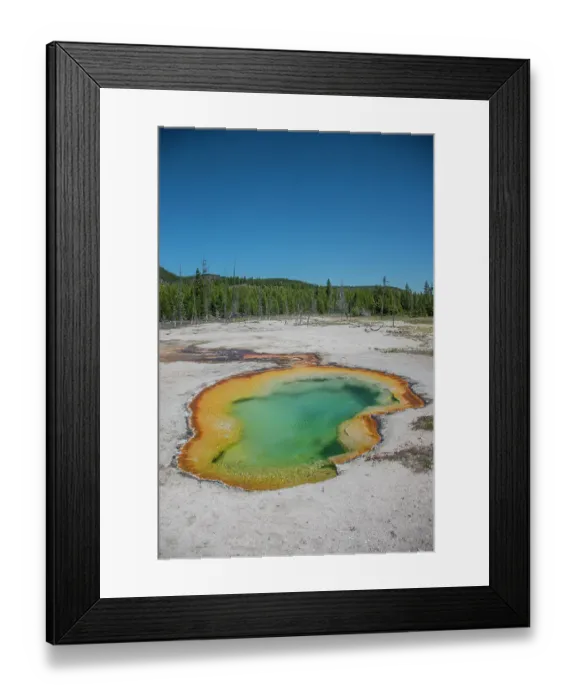 Framed Print : Avoca Spring, Yellowstone National Park, Wyoming, USA Framed Print : Avoca Spring, Yellowstone National Park, Wyoming, USA