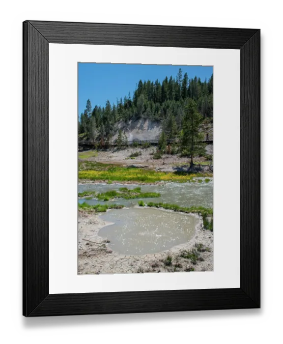 Framed Print : Mud Volcano, Yellowstone National Park, Wyoming, USA Framed Print : Mud Volcano, Yellowstone National Park, Wyoming, USA