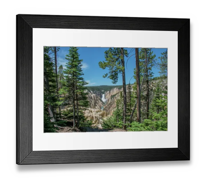 Framed Print : Lower Yellowstone Falls, Grand Canyon of the Yellowstone, Yellowstone National Park, Wyoming, USA Framed Print : Lower Yellowstone Falls, Grand Canyon of the Yellowstone, Yellowstone National Park, Wyoming, USA