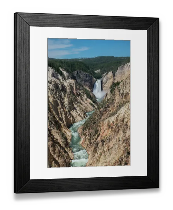 Framed Print : Lower Yellowstone Falls, Grand Canyon of the Yellowstone, Yellowstone National Park, Wyoming, USA Framed Print : Lower Yellowstone Falls, Grand Canyon of the Yellowstone, Yellowstone National Park, Wyoming, USA
