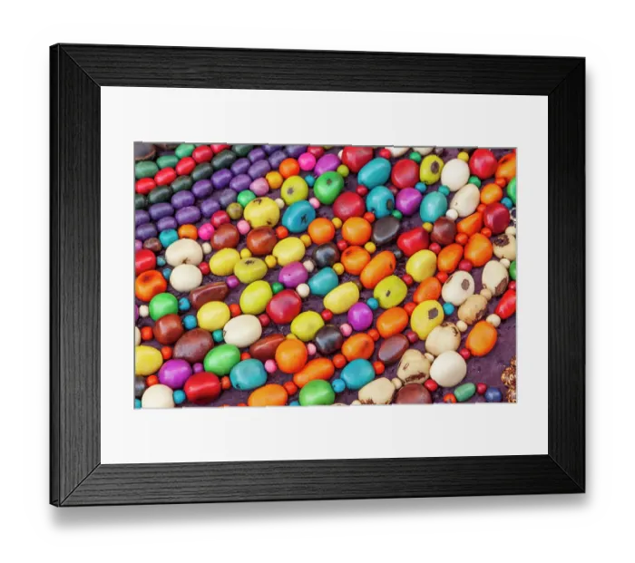 Framed Print : Argentina, Buenos Aires. Colorful beads Framed Print : Argentina, Buenos Aires. Colorful beads