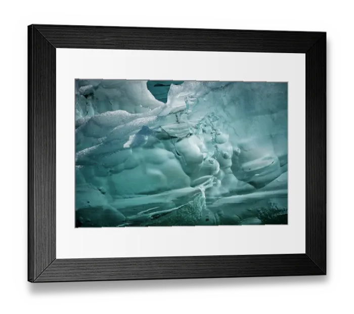 Framed Print : Iceberg textures Framed Print : Iceberg textures