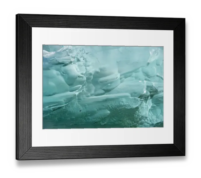 Framed Print : Iceberg textures Framed Print : Iceberg textures