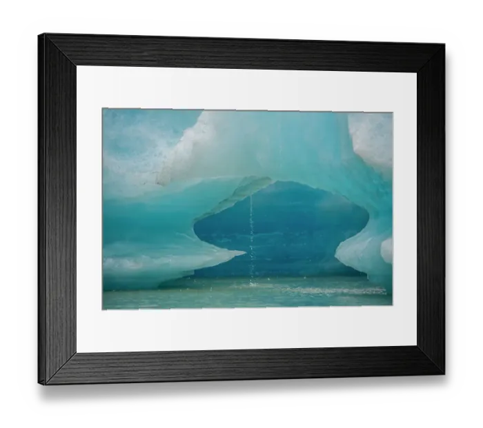 Framed Print : Iceberg melts into Shakes Lake Framed Print : Iceberg melts into Shakes Lake