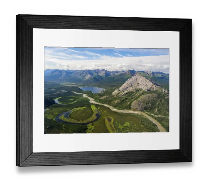 Framed Print : USA, Alaska, Gates of the Arctic National Park. Aerial view of the Alatna River Framed Print : USA, Alaska, Gates of the Arctic National Park. Aerial view of the Alatna River