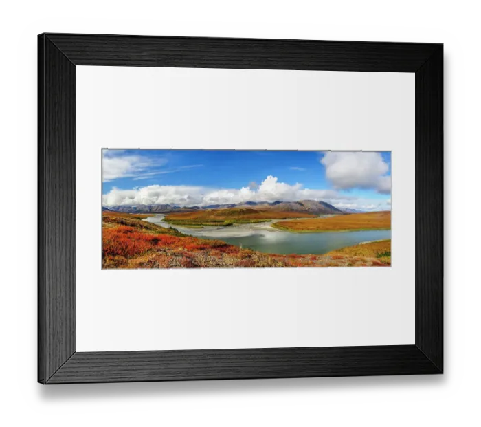 Framed Print : USA, Alaska, Noatak National Preserve. Autumn colors at the confluence between Noatak and Niniuktuk Rivers Framed Print : USA, Alaska, Noatak National Preserve. Autumn colors at the confluence between Noatak and Niniuktuk Rivers