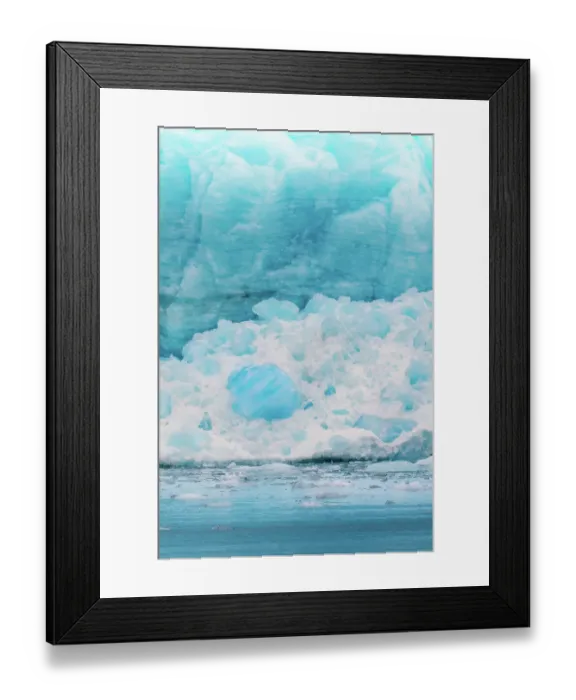 Framed Print : Alaska, Kenai Peninsula. Close-up of Aialik Glacier Framed Print : Alaska, Kenai Peninsula. Close-up of Aialik Glacier