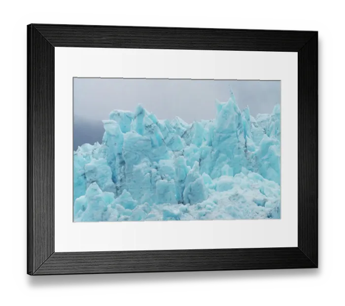 Framed Print : Alaska, Kenai Peninsula. Close-up of Aialik Glacier Framed Print : Alaska, Kenai Peninsula. Close-up of Aialik Glacier