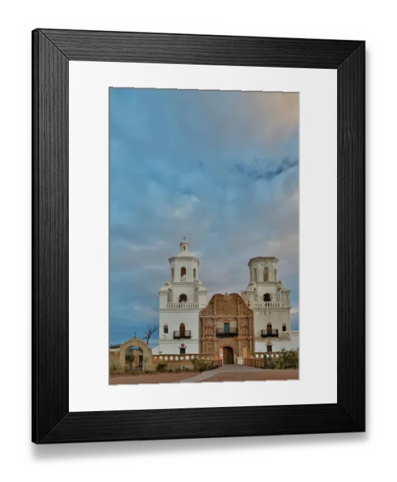 Framed Print : USA, Arizona, Tucson. Mission San Xavier del Bac