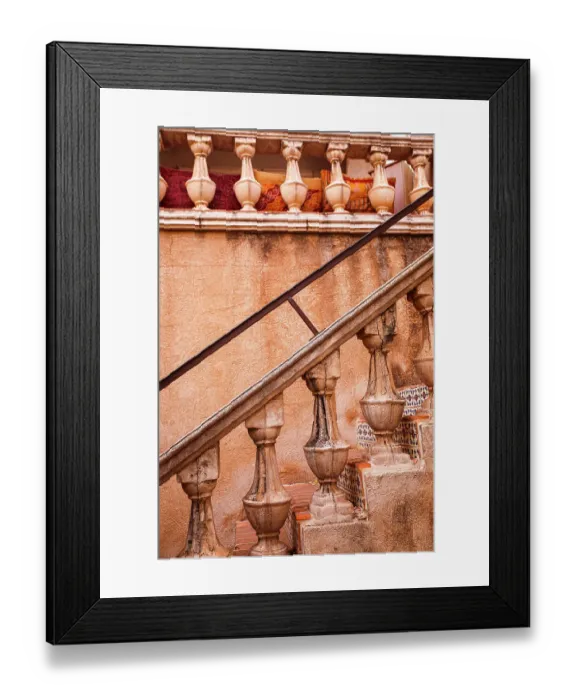 Framed Print : Arizona, USA. Terracotta stairs Framed Print : Arizona, USA. Terracotta stairs