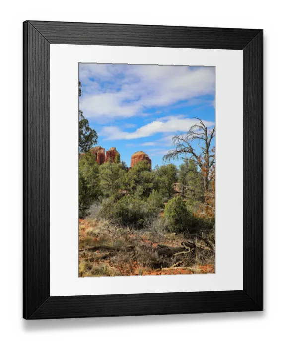 Framed Print : Sedona, Arizona, USA. Cathedral Rock, red rock formations Framed Print : Sedona, Arizona, USA. Cathedral Rock, red rock formations