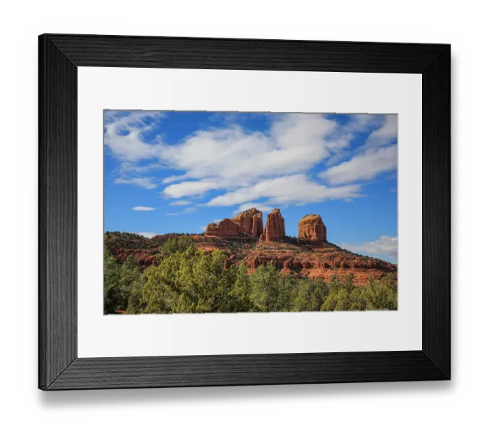 Framed Print : Sedona, Arizona, USA. Cathedral Rock, red rock formations Framed Print : Sedona, Arizona, USA. Cathedral Rock, red rock formations