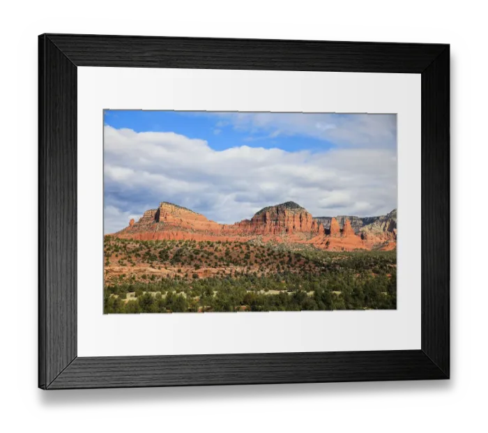 Framed Print : Sedona, Arizona, USA. Cathedral Rock, red rock formations Framed Print : Sedona, Arizona, USA. Cathedral Rock, red rock formations