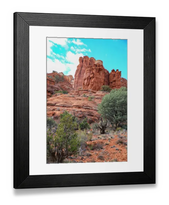 Framed Print : Sedona, Arizona, USA. Red rock formations Framed Print : Sedona, Arizona, USA. Red rock formations