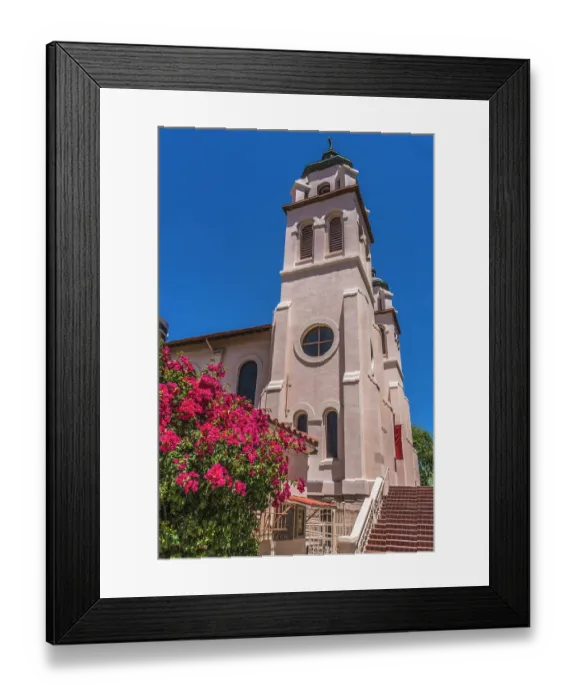 Framed Print : Saint Mary Basilica, Phoenix, Arizona. Founded 1881, rebuilt stained glass from 1915 Framed Print : Saint Mary Basilica, Phoenix, Arizona. Founded 1881, rebuilt stained glass from 1915