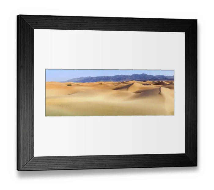 Framed Print : Death Valley. Landscape of Mesquite Flats Sand Dunes Framed Print : Death Valley. Landscape of Mesquite Flats Sand Dunes