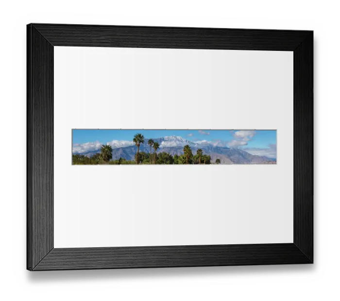 Framed Print : San Jacinto Mountain from Desert Hot Springs, California
