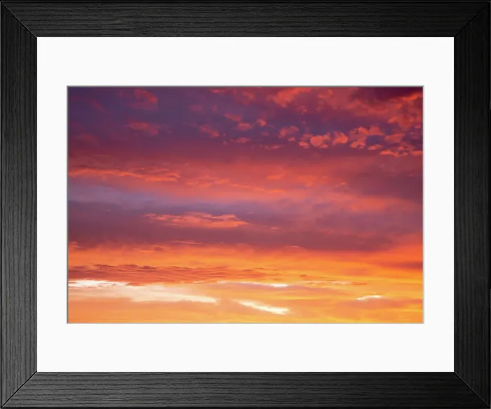 Framed Print : USA, Georgia, Clouds reflecting sunrise Framed Print : USA, Georgia, Clouds reflecting sunrise