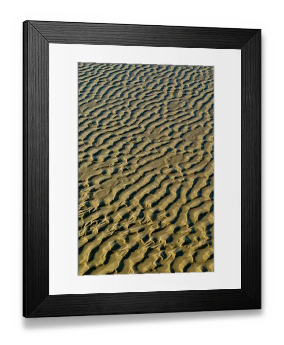 Framed Print : USA, Oregon. Cannon Beach low tide and ripples in the sand Framed Print : USA, Oregon. Cannon Beach low tide and ripples in the sand