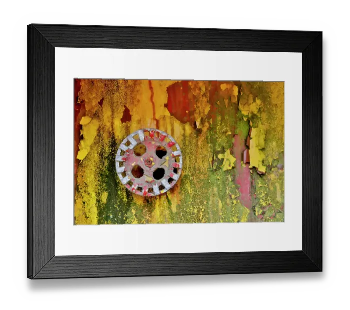 Framed Print : USA, Oregon, Tillamook. Old fire truck with gauges and valves with colorful pealing paint Framed Print : USA, Oregon, Tillamook. Old fire truck with gauges and valves with colorful pealing paint