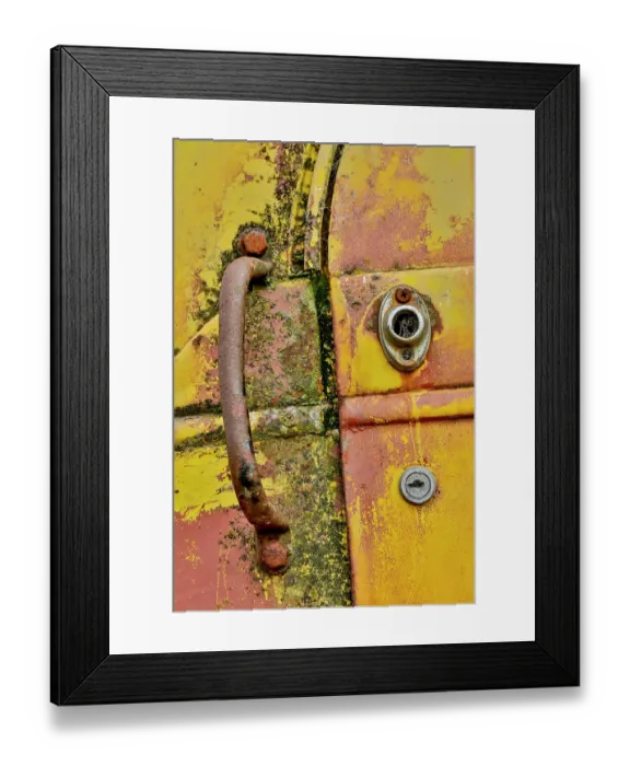 Framed Print : USA, Oregon, Tillamook. Close-up of old and rusted truck door handle Framed Print : USA, Oregon, Tillamook. Close-up of old and rusted truck door handle
