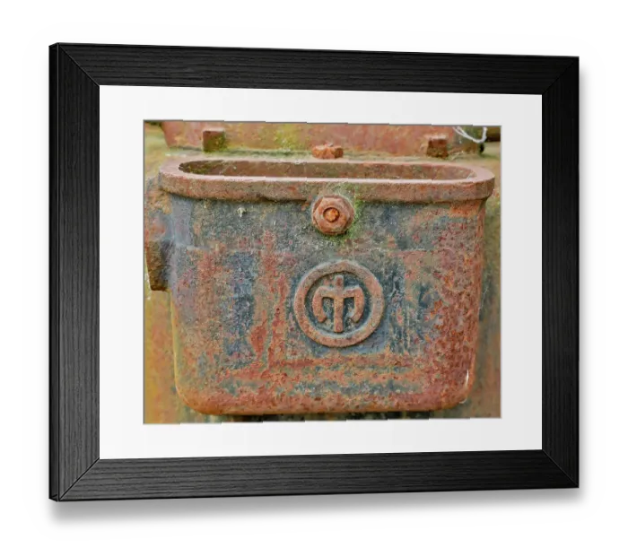 Framed Print : USA, Oregon, Tillamook. Close-up of old and rusted truck part Framed Print : USA, Oregon, Tillamook. Close-up of old and rusted truck part